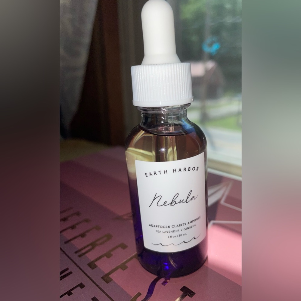 New •Earth Harbor Nebula Serum Adaptogen Clarity Ampoule Sea Lavender + Ginseng
